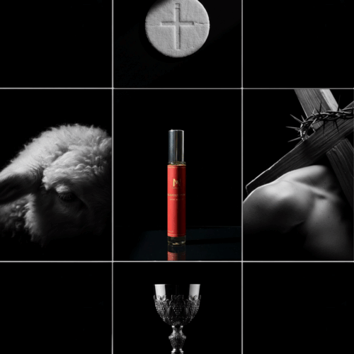 Top Notes BLOOD METAL Heart Notes Myrrh Olibanum Base Notes Styrax Woody Musk